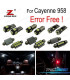 KIT 19 LAMPADE LED INTERNE PER PORSCHE CAYENNE 958 11-