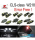 KIT 22 LAMPADE LED INTERNE PER MERCEDES CLS C218 W218 CLS550 CLS63 AMG 2011