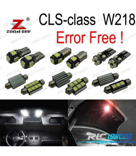 KIT 22 LAMPADE LED INTERNE PER MERCEDES CLS C218 W218 CLS550 CLS63 AMG 2011