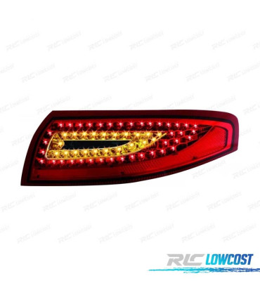 FANALI PORSCHE 911 996 97-05 LED ROSSO CROMATO