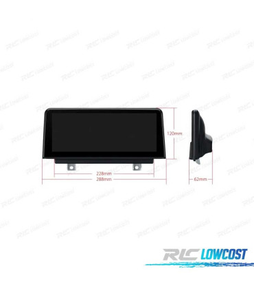 RADIO GPS ANDROID 12 PER BMW SERIE 3 F30 F31 SERIE 4 F32 F33 F36 13-16 NBT