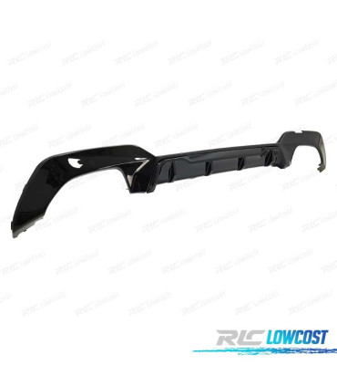 DIFFUSORE BMW G20 G21 19- LOOK M PERFORMANCE COMPETITION NERO LUCIDO
