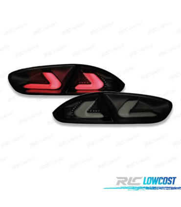 FANALI PER SEAT LEON II 09-13 CARDNA FULL LED NERO AFFUMICATO