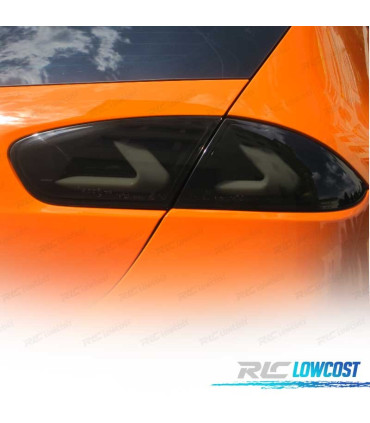 FANALI PER SEAT LEON II 09-13 CARDNA FULL LED NERO AFFUMICATO