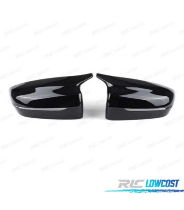 CALOTTE SPECCHIETTI BMW G30 G31 G11 G12 15- LOOK M NERO LUCIDO