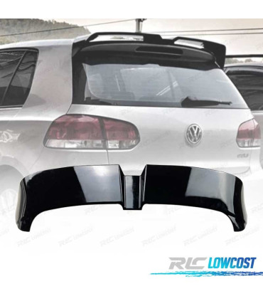 SPOILER ALARE VOLKSWAGEN VW GOLF 6 08-13 LOOK OETTINGER NERO LUCIDO
