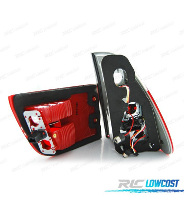 FANALI BMW X5 E53 99-03 LED ROSSO CROMATO