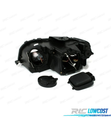 FARI PER AUDI A3 8P LUCE LED DIURNA FONDO CROMATO