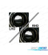 FARI PER AUDI A3 8L 00-03 ANGEL EYES FONDO NERO