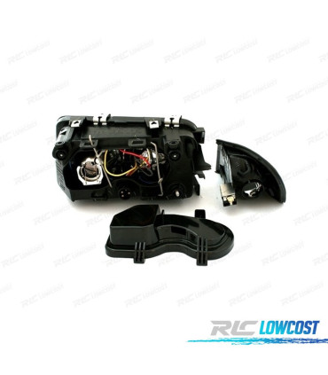 FARI AUDI A3 8L 96-00 ANGEL EYES FONDO NERO