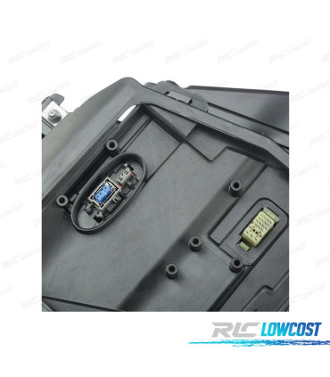 FARO SINISTRO BIXENON BMW E60 05-07 ANGEL EYES SFONDO NERO