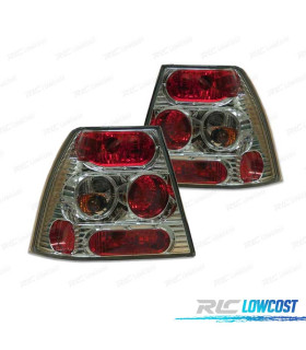 FANALI PER VOLKSWAGEN VW BORA 1J 98-05 LOOK LEXUS FONDO CROMATO