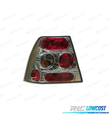 FANALI PER VOLKSWAGEN VW BORA 1J 98-05 LOOK LEXUS FONDO CROMATO