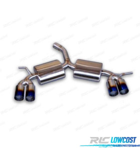 LINEA DI SCARICO PER VOLKSWAGEN VW GOLF 6 1.4 BLU BRUCIATO