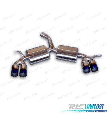 LINEA DI SCARICO PER VOLKSWAGEN VW GOLF 6 1.4 BLU BRUCIATO