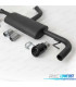 SILENZIATORE DI SCARICO PER VOLKSWAGEN VW GOLF MK6 LOOK GTI NERO
