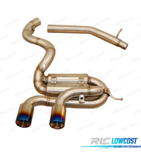 SILENZIATORE DI SCARICO PER VOLKSWAGEN VW GOLF MK6 R20 BLU BRUCIATO