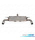 SILENZIATORE DI SCARICO PER VOLKSWAGEN VW GOLF 7 13-17 LOOK GTI CROMATO