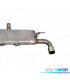 SILENZIATORE DI SCARICO PER VOLKSWAGEN VW GOLF 7 13-17 LOOK GTI CROMATO