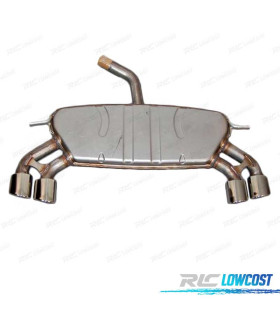 LINEA DI SCARICO VOLKSWAGEN VW GOLF 7 LOOK R20 CROMATO