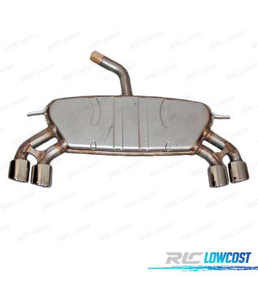LINEA DI SCARICO VOLKSWAGEN VW GOLF 7 LOOK R20 CROMATO