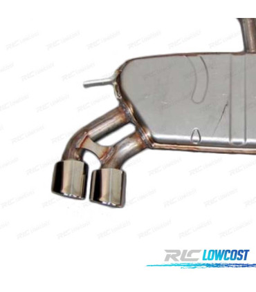LINEA DI SCARICO VOLKSWAGEN VW GOLF 7 LOOK R20 CROMATO