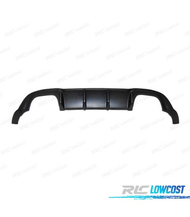 DIFFUSORE VOLKSWAGEN VW GOLF 7.5 17-20 LOOK R GTI NERO
