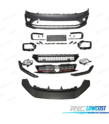 PARAURTI ANTERIORE VOLKSWAGEN VW JETTA 15- CON FENDINEBBIA LOOK GLI