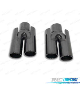 TERMINALI SCARICO BMW E60 E90 E92 E93 F10 F30 NERO