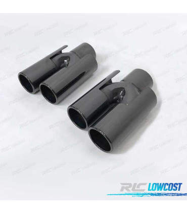 TERMINALI SCARICO BMW E60 E90 E92 E93 F10 F30 NERO