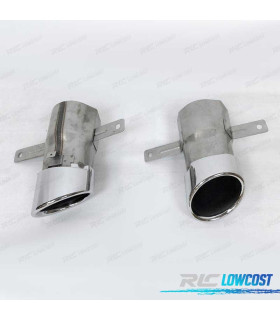 TERMINALI SCARICO MERCEDES CLASSE A W177 V177 CLA W118 LOOK A35 CROMO