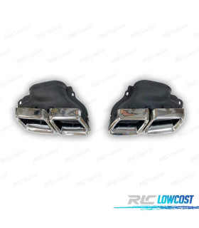 TERMINALI SCARICO POSTERIORE MERCEDES CLASSE E W212 14-15 CROMATO
