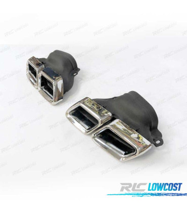 TERMINALI SCARICO POSTERIORE MERCEDES CLASSE E W212 14-15 CROMATO