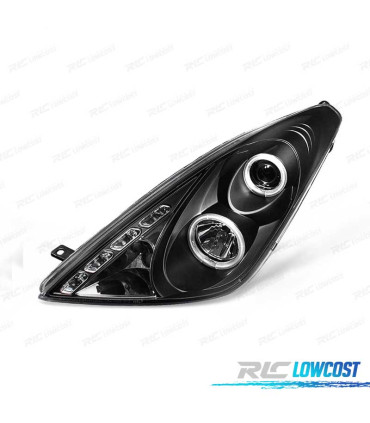 FARI PER TOYOTA CELICA 01-07 ANGEL EYES SFONDO NERO