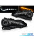 FARI XENON TOYOTA GT 86 12-16 OCCHI ANGEL FONDO NERO