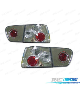FANALI PER SEAT IBIZA 00-01 LOOK LEXUS CROMATO