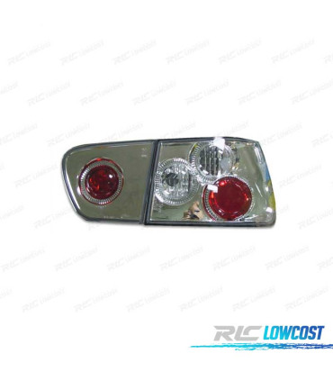 FANALI PER SEAT IBIZA 00-01 LOOK LEXUS CROMATO