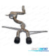 LINEA DI SCARICO SEAT LEON 2.0 15 + TERMINALI DI SCARICO NERO