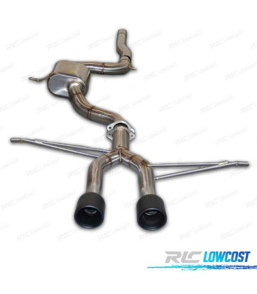 LINEA DI SCARICO SEAT LEON 2.0 15 + TERMINALI DI SCARICO NERO