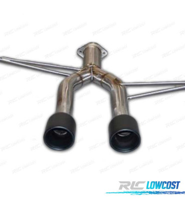 LINEA DI SCARICO SEAT LEON 2.0 15 + TERMINALI DI SCARICO NERO