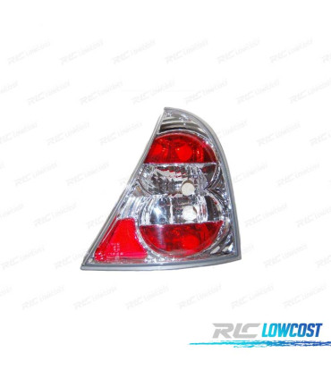 FANALI PER RENAULT CLIO 98- LOOK LEXUS FONDO CROMATO