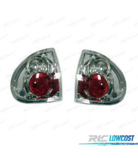 FANALI PER RENAULT LAGUNA 95- LOOK LEXUS FONDO CROMATO