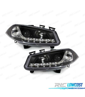 FARI PER RENAULT MEGANE 03-06 LUCE DIURNA NERO