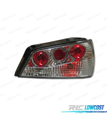 FANALI PER PEUGEOT 306 93-97 LOOK LEXUS CROMO