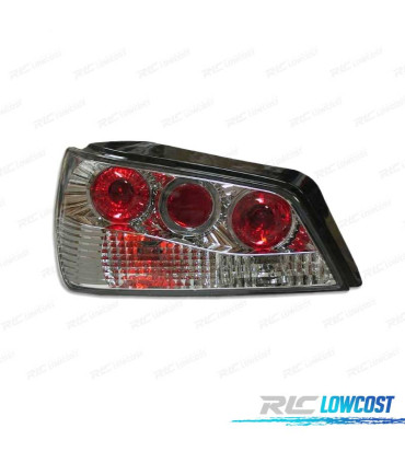 FANALI PER PEUGEOT 306 93-97 LOOK LEXUS CROMO