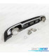 DIFFUSORE AUDI A3 SPORTBACK 16- LOOK RS3 + TERMINALI DI SCARICO