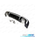 DIFFUSORE AUDI A3 SEDAN SLINE 17-20 LOOK RS3 + TERMINALI DI SCARICO