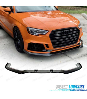 SPOILER LIP PER AUDI A3 RS3 16- NERO