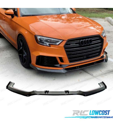 SPOILER LIP PER AUDI A3 RS3 16- NERO