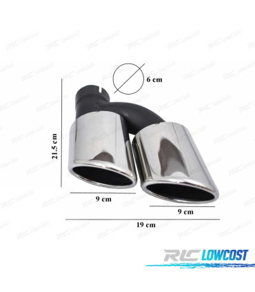 DIFFUSORE PER AUDI A4 SEDAN AVANT 16- SLINE TERMINALI DI SCARICO